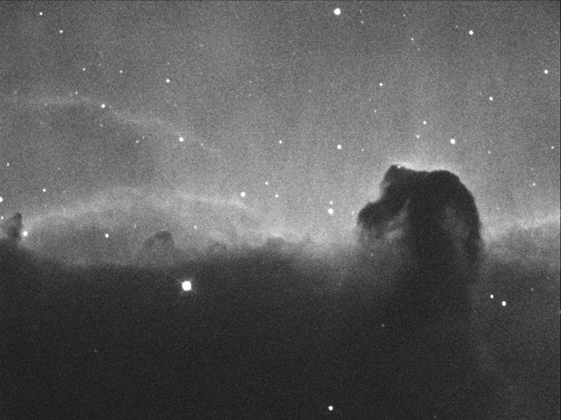 Astrophotographie de la nébuleuse de la Tête de Cheval