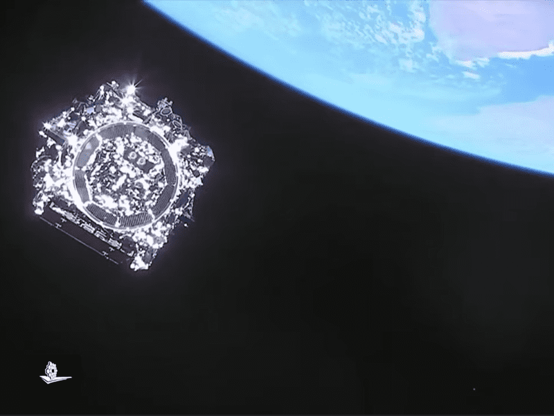 Illustration du Télescope Spatial James Webb - NASA, ESA