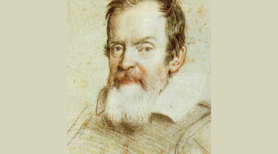 Portrait au crayon de Galileo Galilei réalisée par Ottavio Leoni en 1624