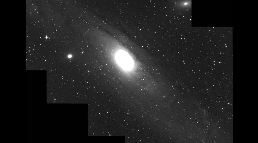 Photographie de la Galaxie d'Andromède par les élèves du lycée Esclangon